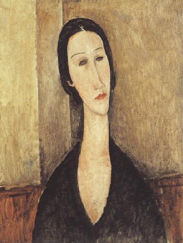 Amedeo Modigliani Ritratto di donna or Portrait of Hanka Zborowska (mk39) oil painting picture